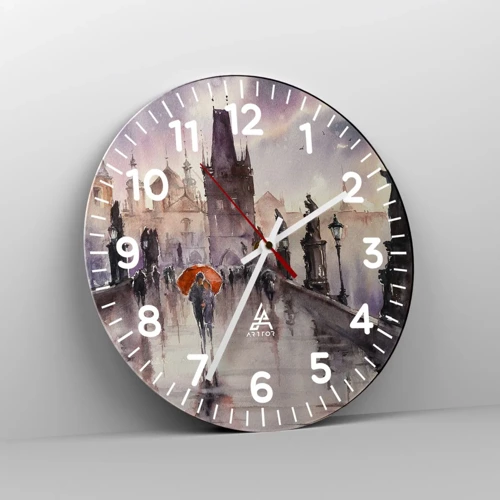 Horloge murale - Pendule murale - Les gens ne changent pas - 40x40 cm