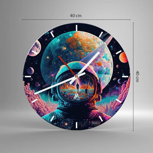 Horloge murale - Pendule murale - Les philosophes n'en ont pas rêvé - 40x40 cm