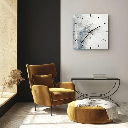 Horloge murale - Pendule murale - Les sept natures - 30x30 cm