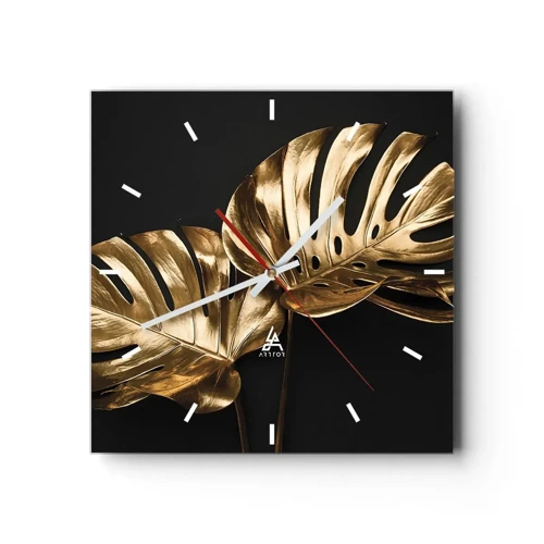 Horloge murale - Pendule murale - Les trésors de la nature - 30x30 cm