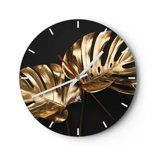 Horloge murale - Pendule murale - Les trésors de la nature - 30x30 cm