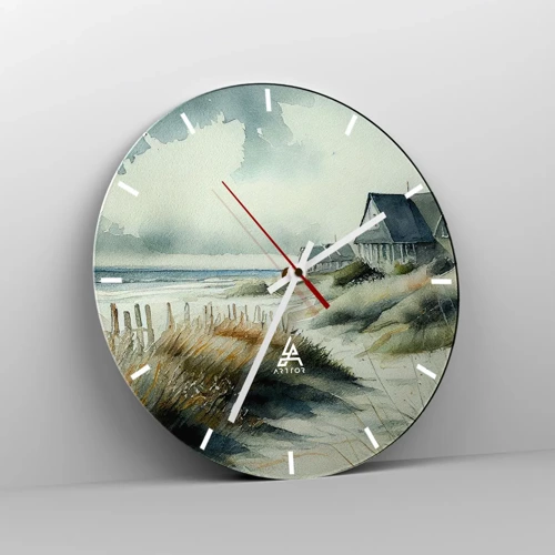 Horloge murale - Pendule murale - Loin de l'agitation - 30x30 cm