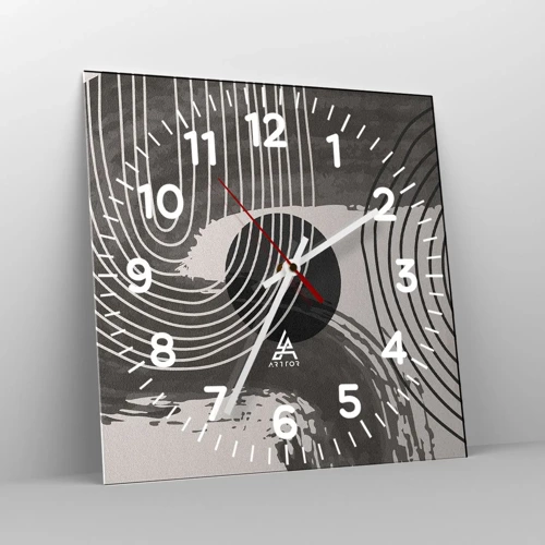 Horloge murale - Pendule murale - L'ovale gagne - 30x30 cm