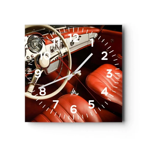 Horloge murale - Pendule murale - Luxe de style vintage - 30x30 cm