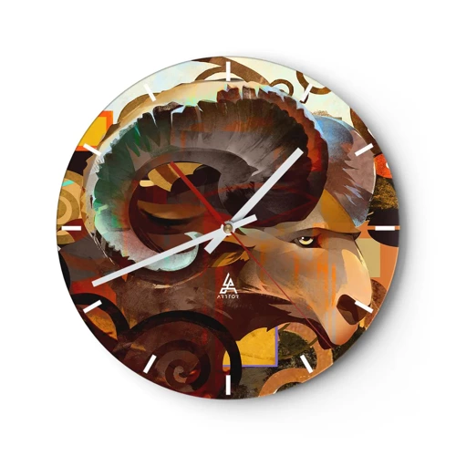 Horloge murale - Pendule murale - Magie - religions - rituels - 30x30 cm