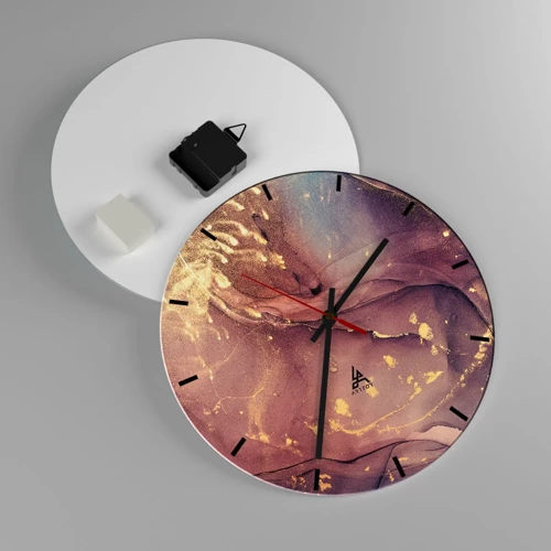 Horloge murale - Pendule murale - Matière et esprit - 30x30 cm