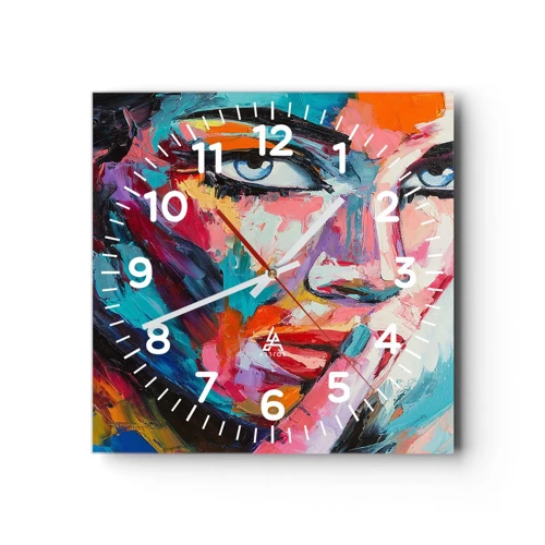 Horloge murale - Pendule murale - Notre premier secret - 30x30 cm