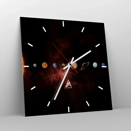 Horloge murale - Pendule murale - Notre quartier - 30x30 cm