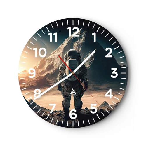 Horloge murale - Pendule murale - Nouveau défi - 30x30 cm