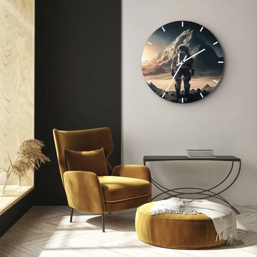 Horloge murale - Pendule murale - Nouveau défi - 30x30 cm