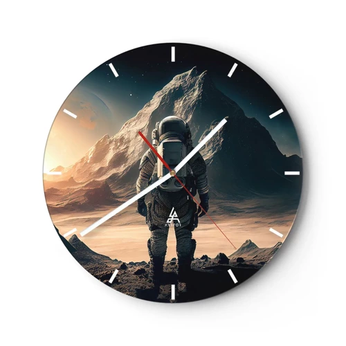 Horloge murale - Pendule murale - Nouveau défi - 40x40 cm