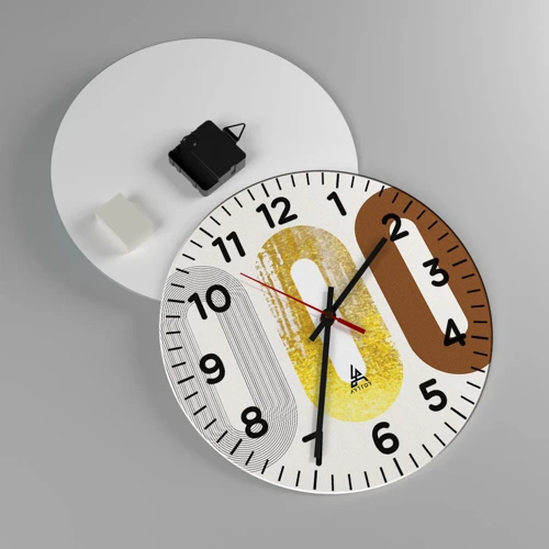 Horloge murale - Pendule murale - Ooo! - 30x30 cm