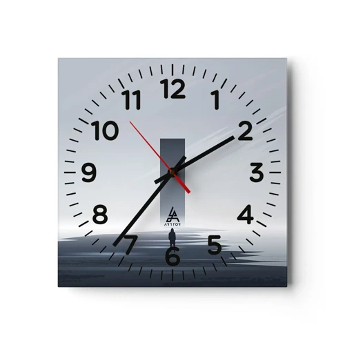 Horloge murale - Pendule murale - Opportunité ou menace ? - 30x30 cm