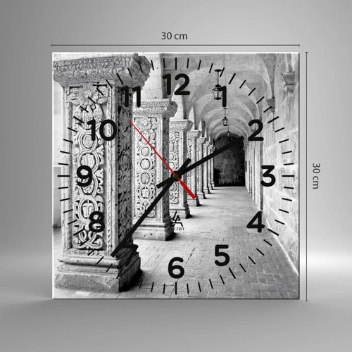 Horloge murale - Pendule murale - Où cela mène-t-il…? - 30x30 cm