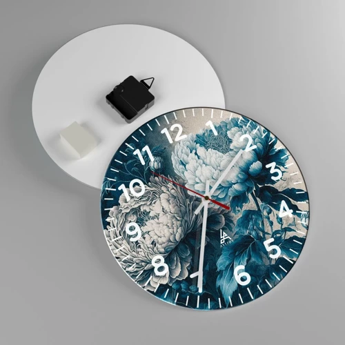 Horloge murale - Pendule murale - Paire assortie - 30x30 cm