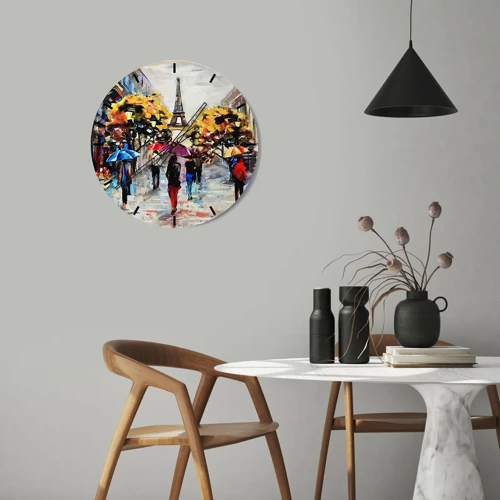 Horloge murale - Pendule murale - Particulièrement beau en automne - 30x30 cm