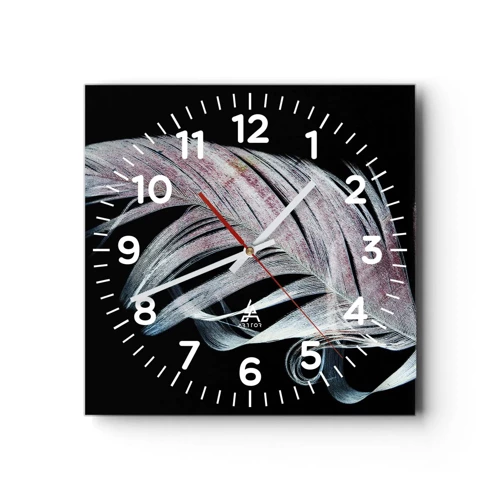 Horloge murale - Pendule murale - Pensez au toucher - 30x30 cm