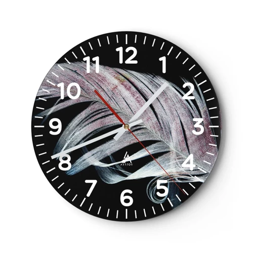 Horloge murale - Pendule murale - Pensez au toucher - 30x30 cm