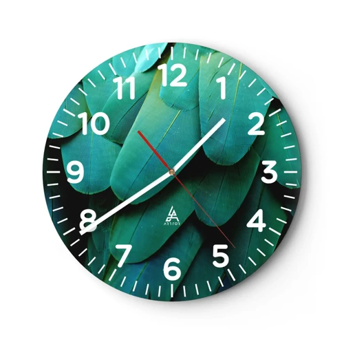 Horloge murale - Pendule murale - Perfection de la nature du perroquet - 30x30 cm