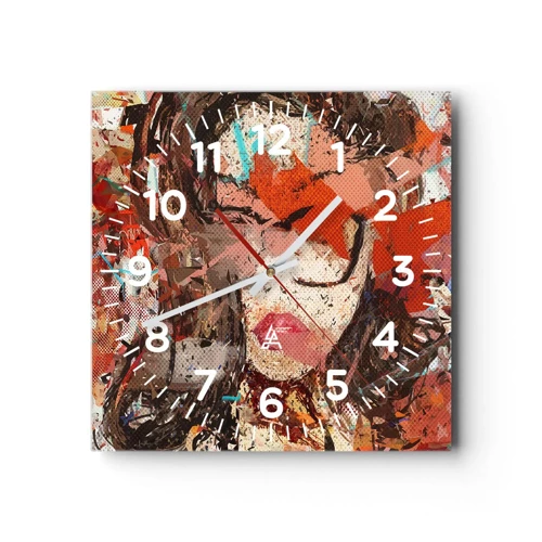 Horloge murale - Pendule murale - Personne ne sait ce que tu es vraiment - 30x30 cm