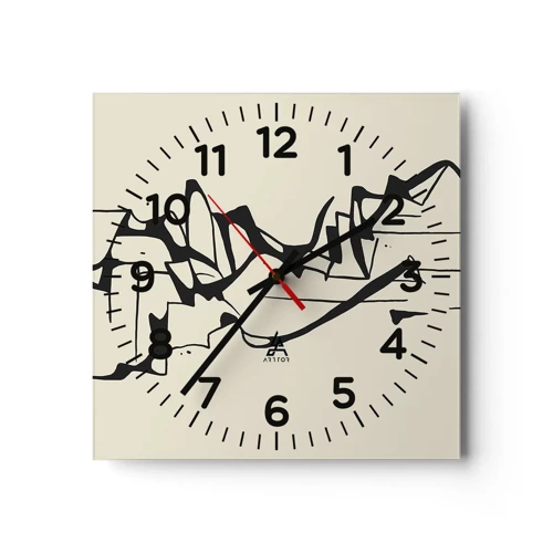 Horloge murale - Pendule murale - Peut-être un paysage - 30x30 cm