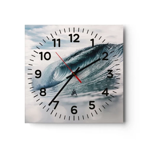 Horloge murale - Pendule murale - Pic d'eau - 30x30 cm