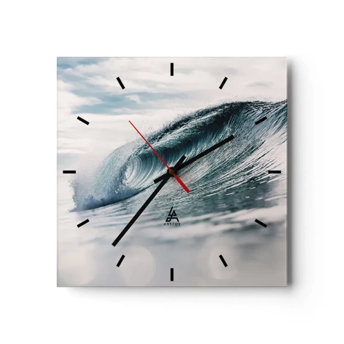 Horloge murale - Pendule murale - Pic d'eau - 30x30 cm