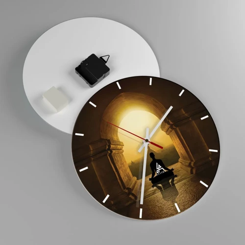 Horloge murale - Pendule murale - Pleine harmonie - 30x30 cm