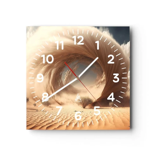 Horloge murale - Pendule murale - Portail ouvert - 30x30 cm