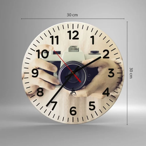 Horloge murale - Pendule murale - Pour voir plus ... - 30x30 cm