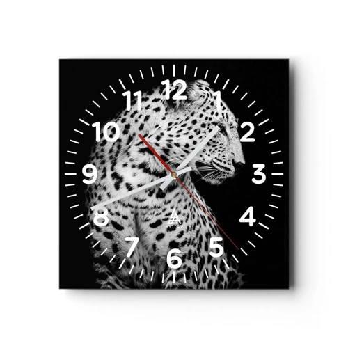Horloge murale - Pendule murale - Presque un profil parfait! - 40x40 cm