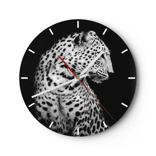 Horloge murale - Pendule murale - Presque un profil parfait! - 40x40 cm