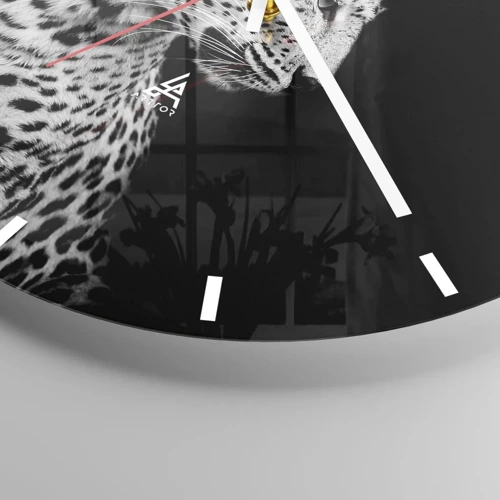 Horloge murale - Pendule murale - Presque un profil parfait! - 40x40 cm