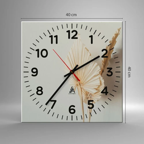 Horloge murale - Pendule murale - Quand tu dois t’apaiser - 40x40 cm