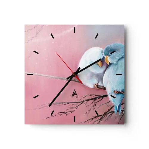 Horloge murale - Pendule murale - Que dire de plus?... - 30x30 cm