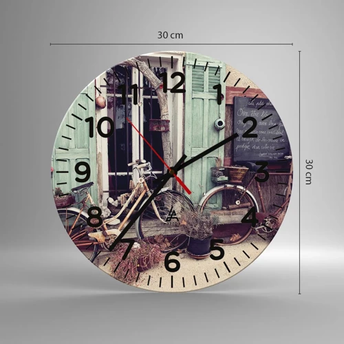 Horloge murale - Pendule murale - Que la province vive - 30x30 cm
