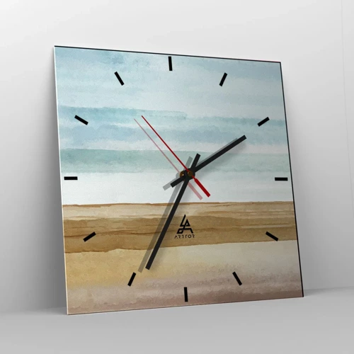 Horloge murale - Pendule murale - Réconfort - 30x30 cm
