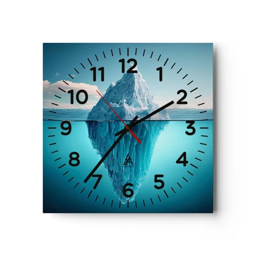 Horloge murale - Pendule murale - Reine de Glace - 40x40 cm