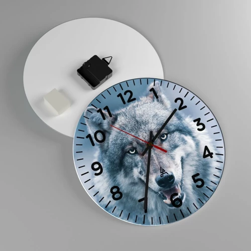 Horloge murale - Pendule murale - Relèverez-vous le défi ? - 30x30 cm