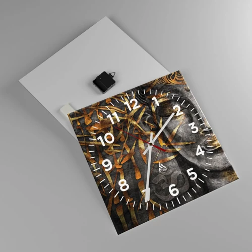 Horloge murale - Pendule murale - Ressentir le calme - 40x40 cm