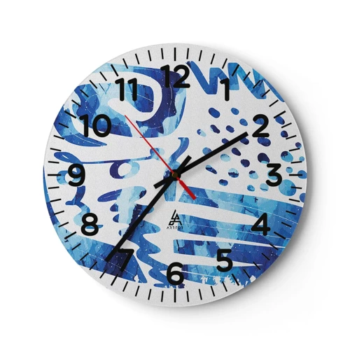 Horloge murale - Pendule murale - Retour aux racines - 30x30 cm