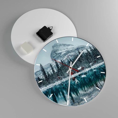 Horloge murale - Pendule murale - Retraite canadienne - 30x30 cm