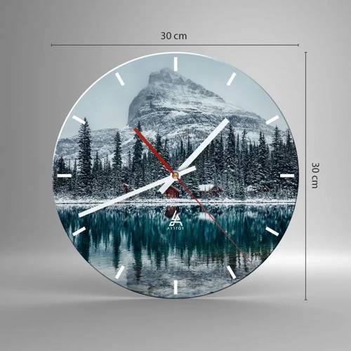 Horloge murale - Pendule murale - Retraite canadienne - 30x30 cm