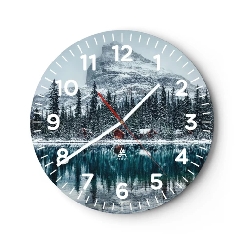 Horloge murale - Pendule murale - Retraite canadienne - 40x40 cm