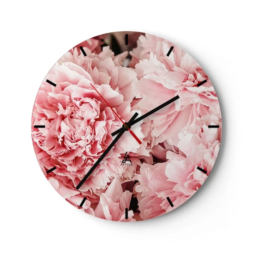 Horloge murale - Pendule murale - Rêve rose - 30x30 cm