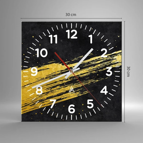 Horloge murale - Pendule murale - Sautez dans l'hyperespace - 30x30 cm