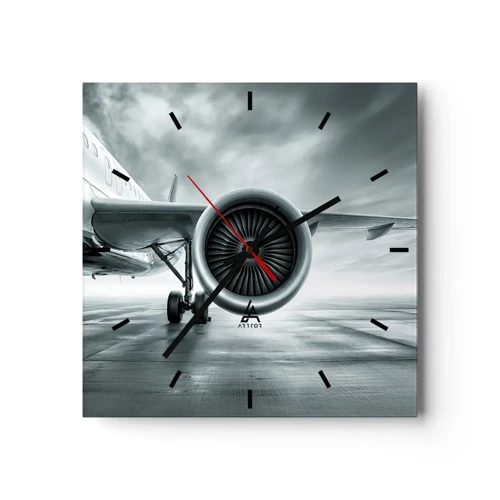 Horloge murale - Pendule murale - Sent la force! - 30x30 cm
