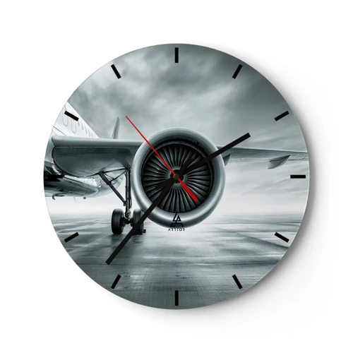 Horloge murale - Pendule murale - Sent la force! - 30x30 cm