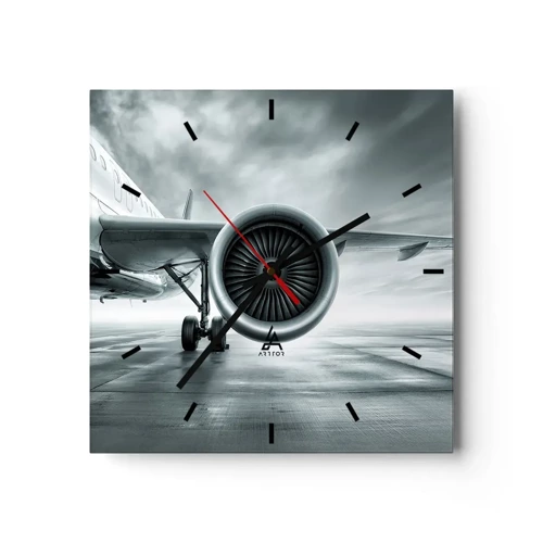 Horloge murale - Pendule murale - Sent la force! - 40x40 cm