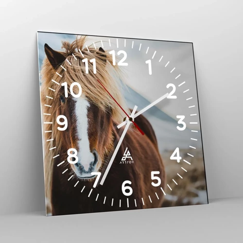 Horloge murale - Pendule murale - Sentez-vous la liberté ? - 30x30 cm